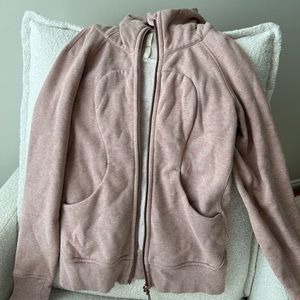 Lulu lemon pink jacket with hood